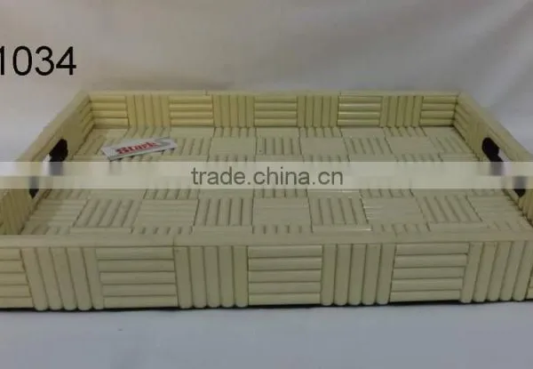 WOODEN TRAY/DECORATIVE TRAY