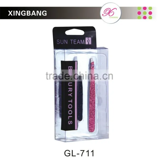 Lady Promotional Wholesale Cosmetic Stainless Steel Eyebrow Tweezer for Personal Care