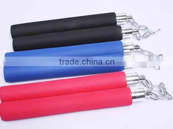 Martial Arts Bruce Lee Foam Padded Practice Training Nunchakus Nunchucks photo-3