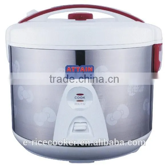 Color Stainless Steel Shell Automatic Multi Function Electric Rice Cooker photo-5