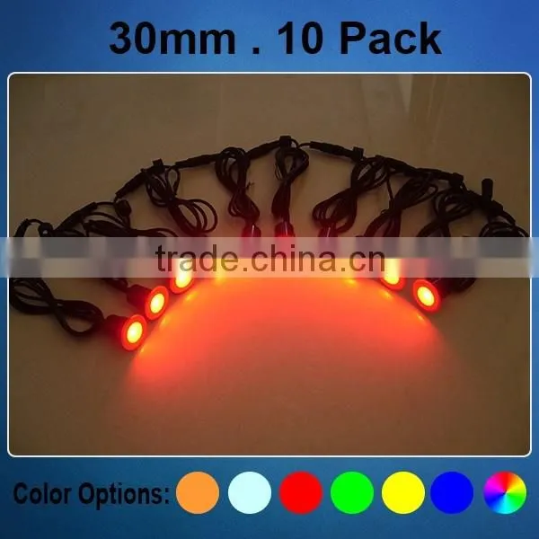 Hot Sale CE/RoHS/GS/SAA/UL Color Changing Stair Lights 10-Pack / IP65 Recessed Color Changing Stair Light Kits photo-3