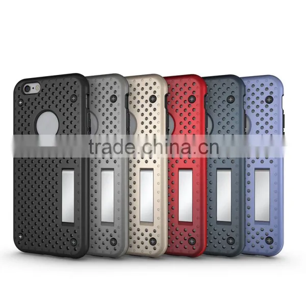 Durable Quick Heat Dispelling TPU PC 2 in 1 Hybrid Armor Ultra Thin Case for Iphone 6 6s Plus photo-5