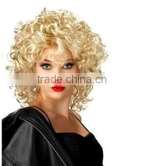 Sexy Female Short Curly Lace Front Wig Synthetic Hair Wig