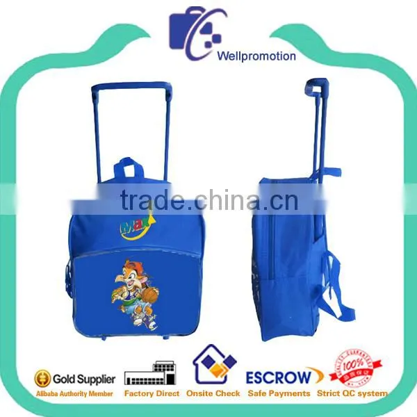 Fashion Good Quality Cute Kids School Backpack With Wheels photo-3