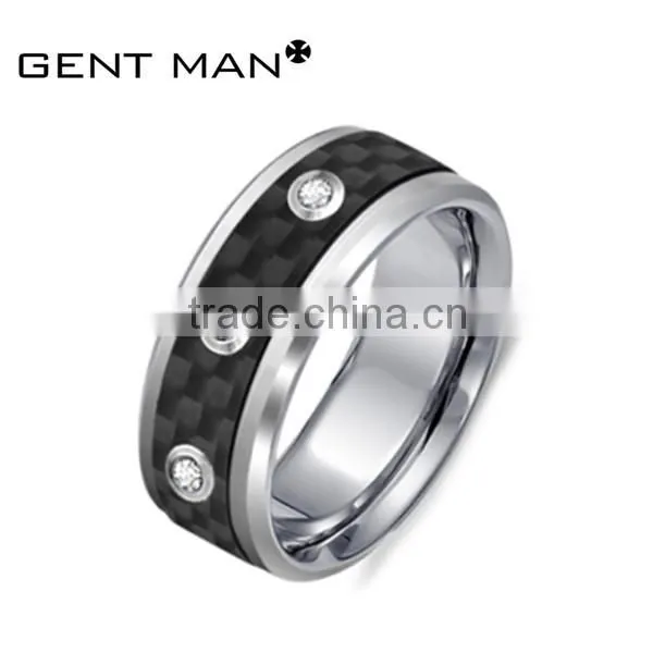 Fashion Tungsten Carbon Fiber Band Jewelry for Men Factory Direct photo-4