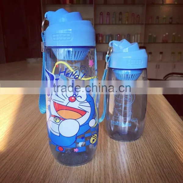 Novelty and Colorful Kids Water Bottles With Cup Lid