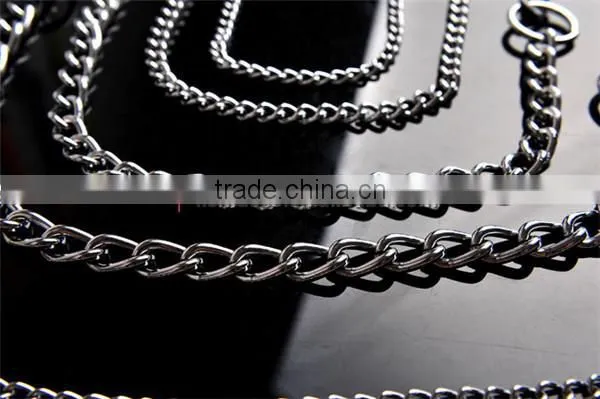 High Quality Customized Thick Iron Link Chain Dog Harness photo-2