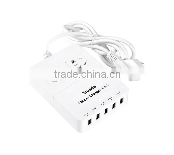 CE,ROHS,FCC Approved Usb Charger ODM/OEM Quick Delivery (E230541) PSE 5-PORT USB Charger With Smart IC photo-5
