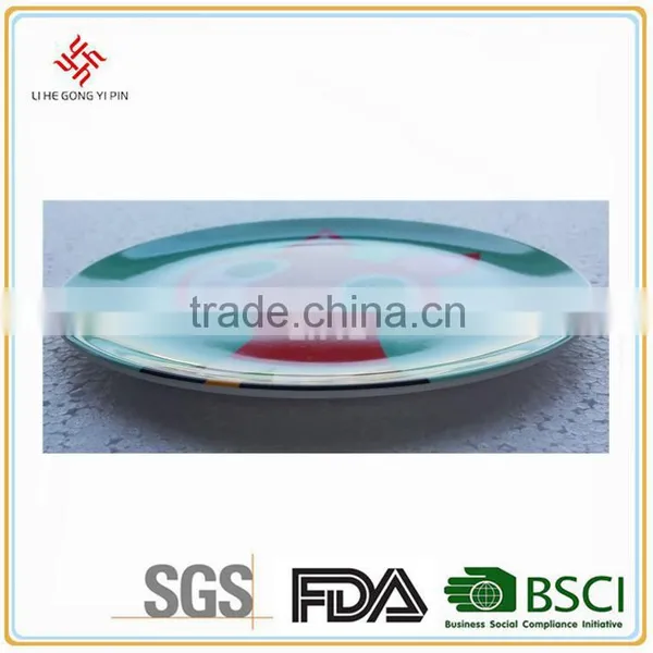 Promotional Round Halloween Printing Custom Dishes Cheap Melamine Plate photo-2