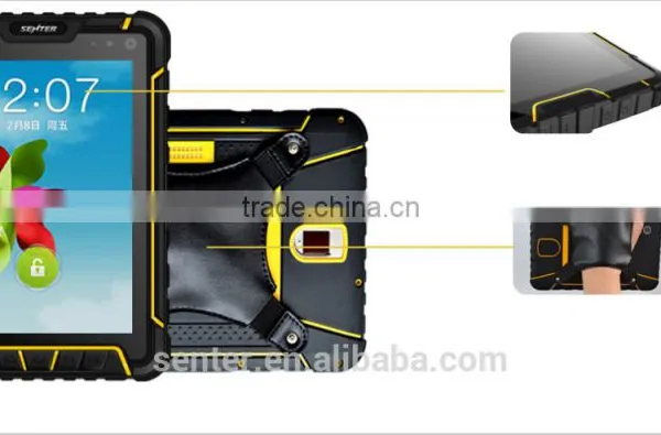 7 Inch Android 4.4.4 OS Rugged Tablet PC With Fingerprint Reader and Barcode Scanner Optional Support Jacket Extension photo-2