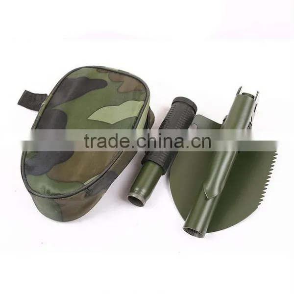 Survival Trowel Pickaxe Sapper Tool 5 in 1 Mini Folding Shovel With Saw Opener China Origin photo-2