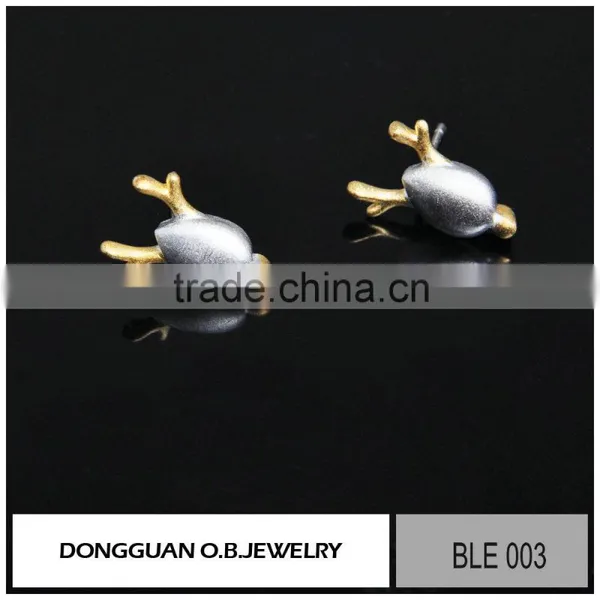 2016 The Newest Wholesale Stud Earrings,MATT Finished Jewelry Earring photo-3