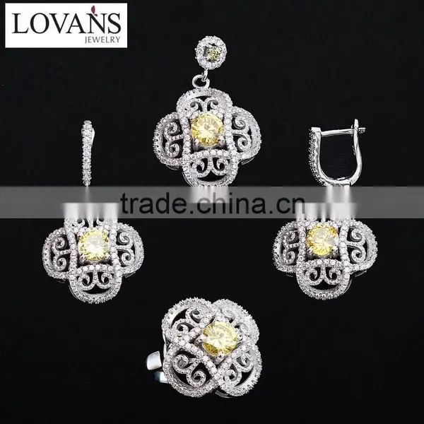 Customize 925 Silver Earrings Set Wedding Decoration Fashion Jewelry TZ-0212 photo-3