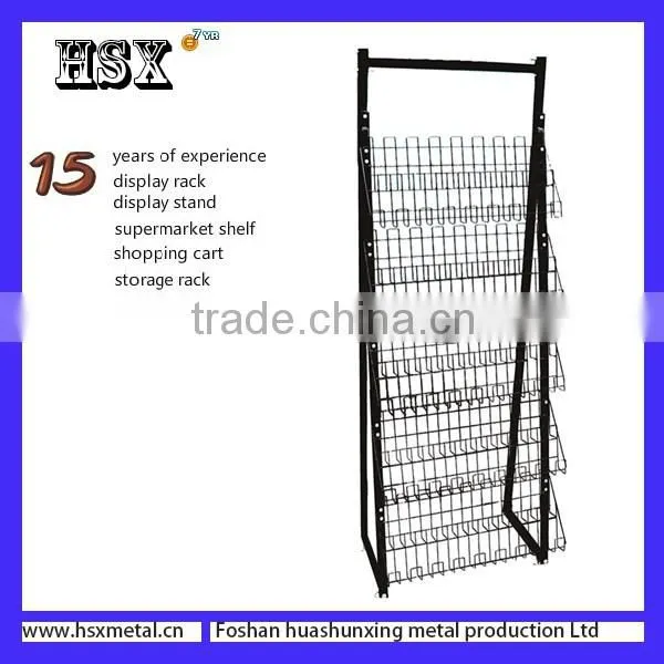 Heavy Duty Square Metal Wine Bottle Standing Display Shelves HSX-Z-327 photo-2