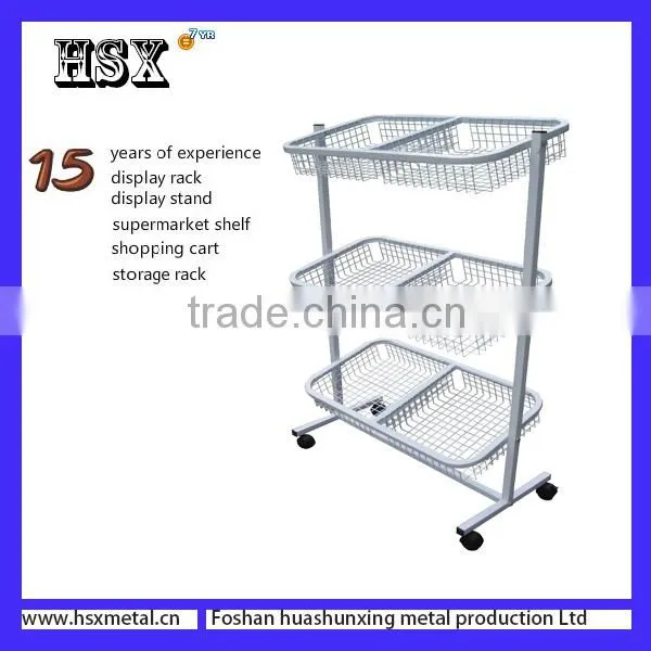 Metal Floor Bread Stand Display /wall Rack HSX-S249 photo-2