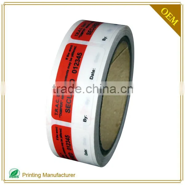 Antistatic Security Numbered Adhesive Label In Wholesale Shipping Labels photo-5