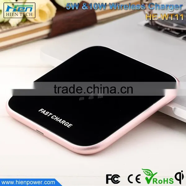 Hot Mobile Phone Accessories QC2.0 Fast Wireless Charger for Samsung Note 7+ photo-3
