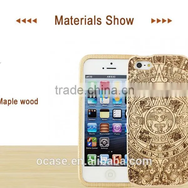 Special Calender Engraving Phone Case Wood Cover for IPhone 6/6s/6 Plus photo-2