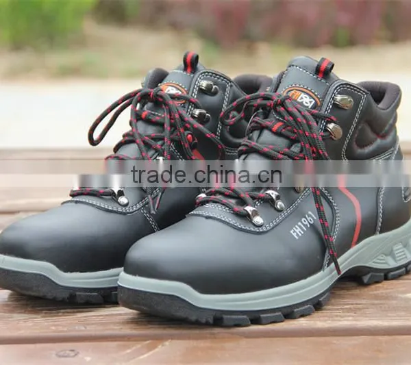 Safety Shoes Factory Genuine Leather Work Boots With Steel Toe photo-4