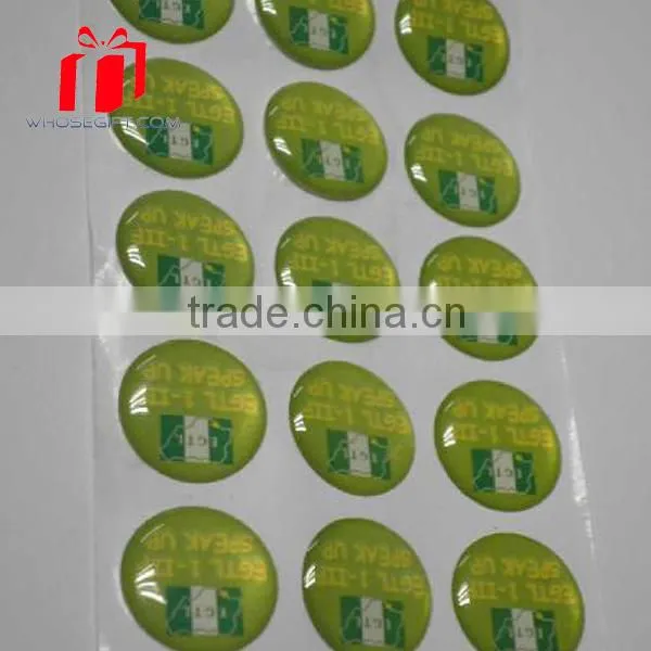 Custom Car Sticker Oval Epoxy Sticker, Custom Car Sticker Logo
