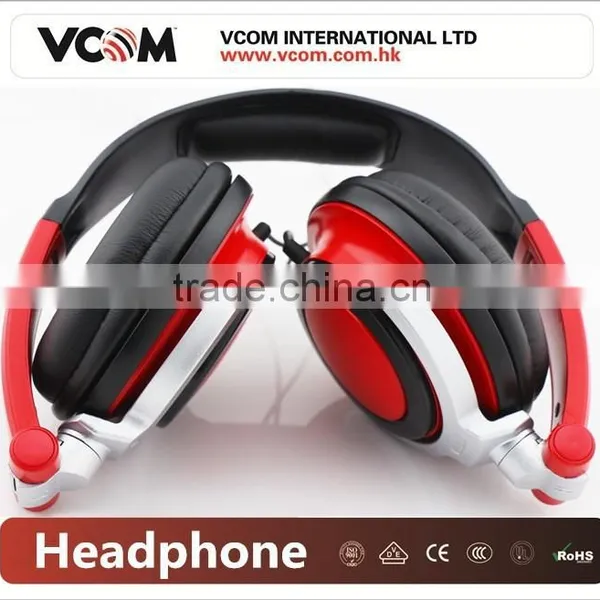 VCOM 2015 Foldable Stereo Headphone for DJ From China Factory photo-4