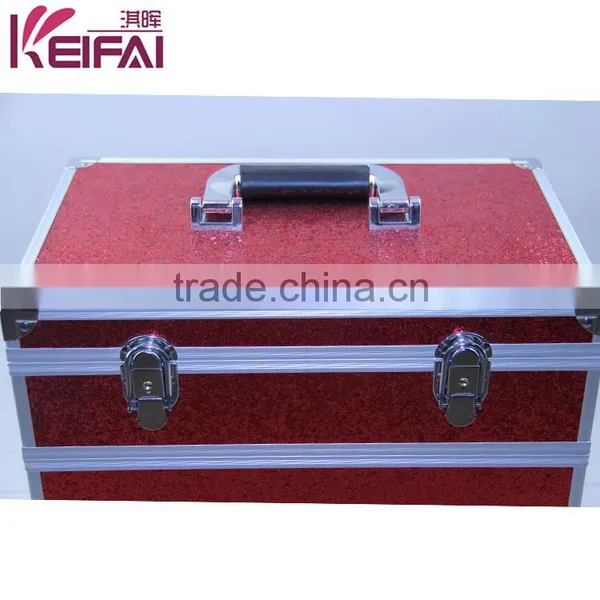 Factory Supply Wholesale Exquisite Workmanship Multifunction Makeup Train Case photo-4