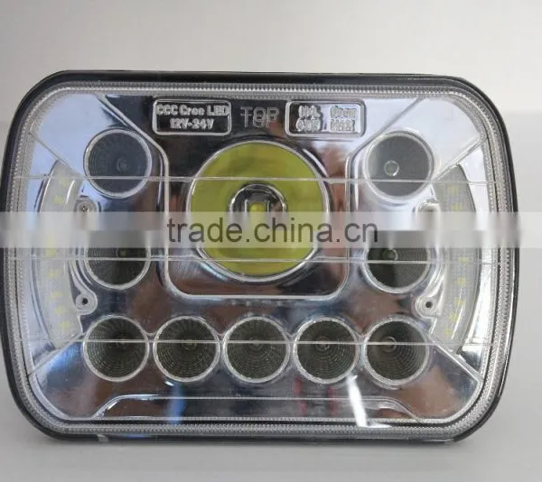 China Factory Hot Selling 5x7 Headlight in USA Market,7inch Led Work Light for Truck photo-2