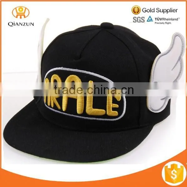 Childern Baby Snapback Hat Angel Wing Snapback Hat Embroidery Hats With Wing