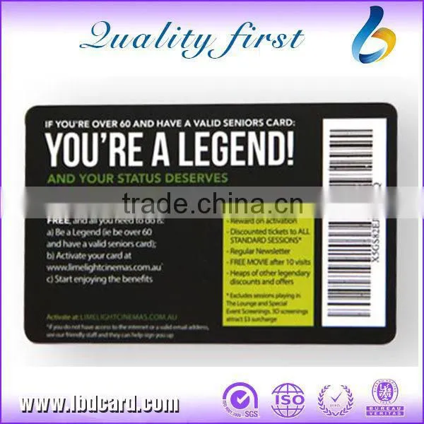 MIFARE Classic 4K Barcode Cards PVC Chip Cards photo-2