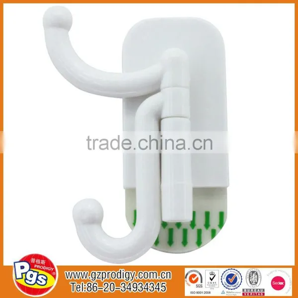 Hot Selling Small Plastic Strong Self Adhesive Wall Hanging Clothes Hooks photo-5