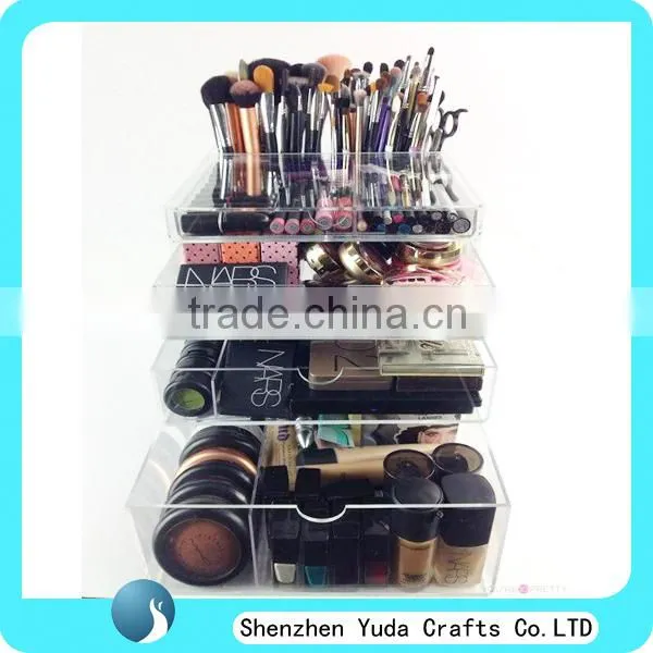 Acrylic Cosmetic Organizer With Dividers, Makeup Display, Acrylic Cosmetic Product Display Custom photo-3