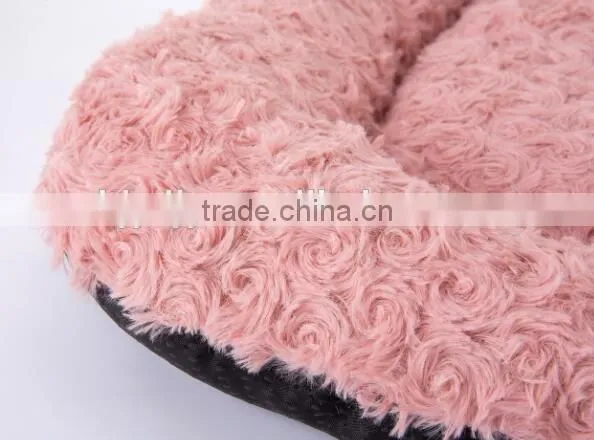 2016 Soft Dog Bed,dog Mat Rose Velvet photo-4