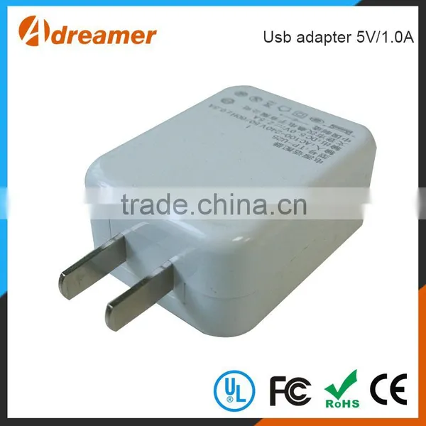 Hot Free Sample 5V/1.0A Cellphone / Tablet PC Home Wall Charger Power Travel Usb Adapter photo-3