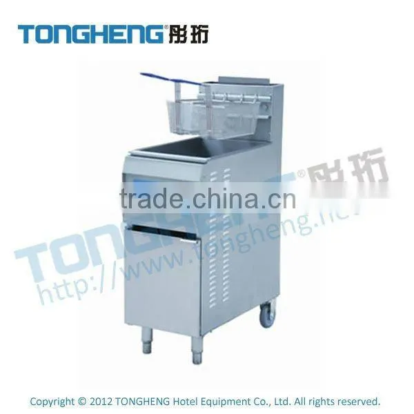 Computer Control Free Standing Gas Deep Fryer