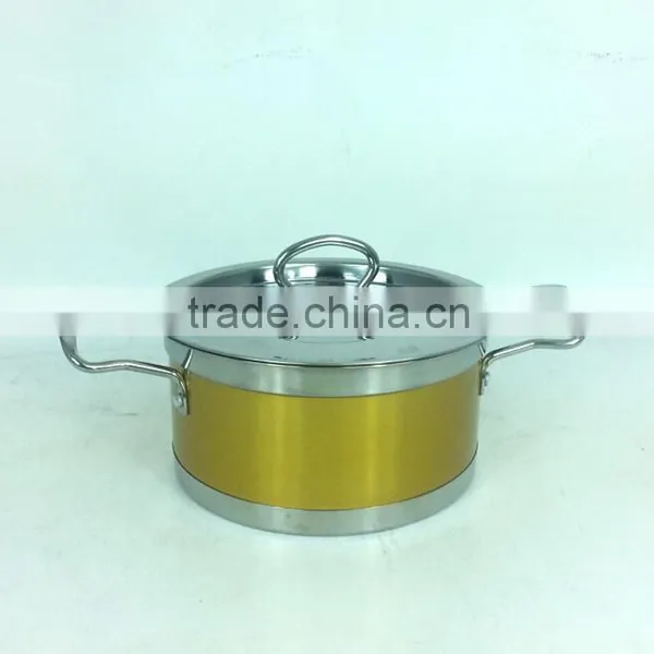 10pcs Non-Stick Cookware Set Camping Double Handle Cookware Set Of Colorful Stainless Steel Pot photo-5
