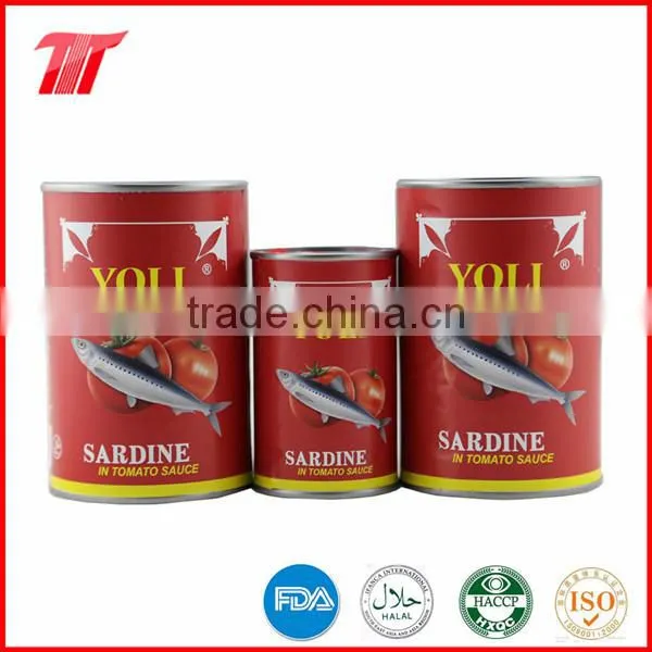 125g 155g 425g OEM Canned Sardine In Tomato Sauce and In Vegetable Oil With Low Price photo-4