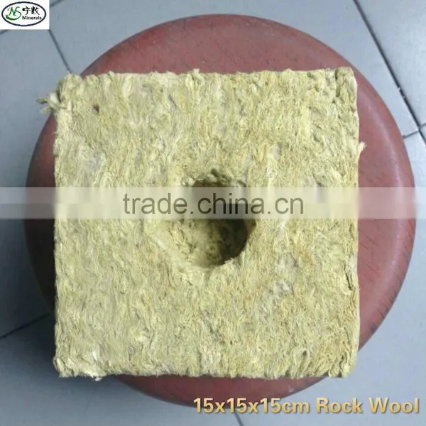 Mineral Substrate Hydroponic Rockwool Cubes for Net Pot photo-3