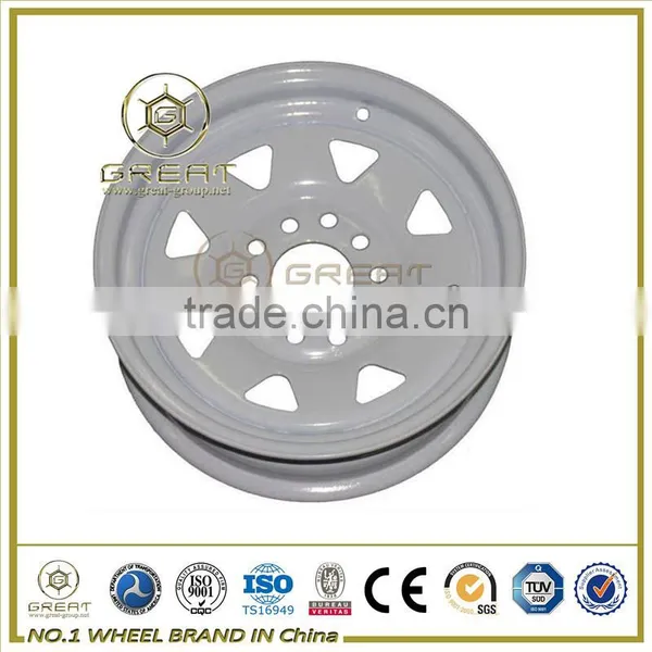 165.1 PCD Trailer Rims 16-20 Inch Steel Wheels photo-2