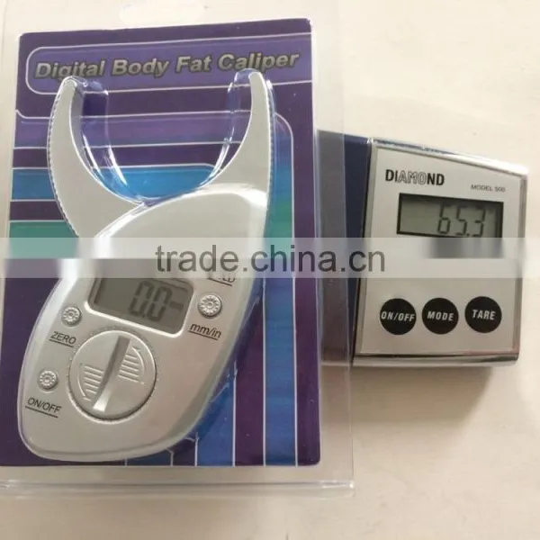 Digital High Quality Display LCD Body Fat Caliper Skin Fold Analyzer photo-6