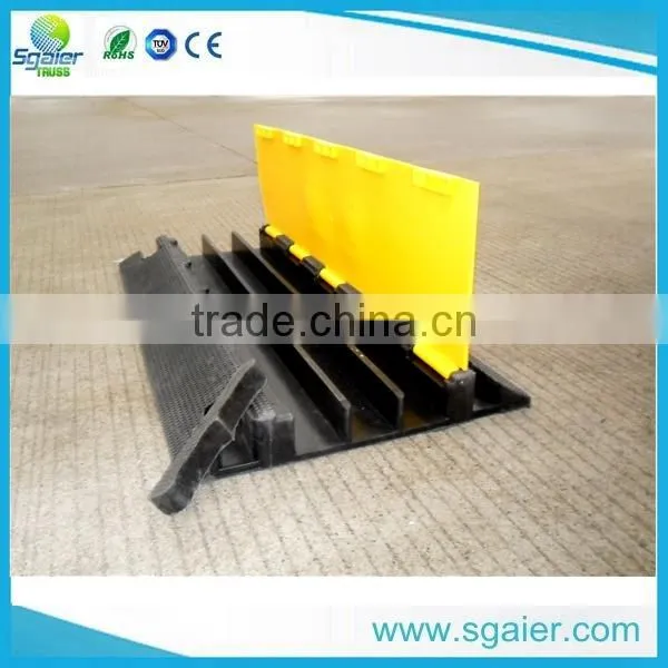 5 Channel Cable Protector Corner (22.5degree) Rubber Cable Ramp photo-5