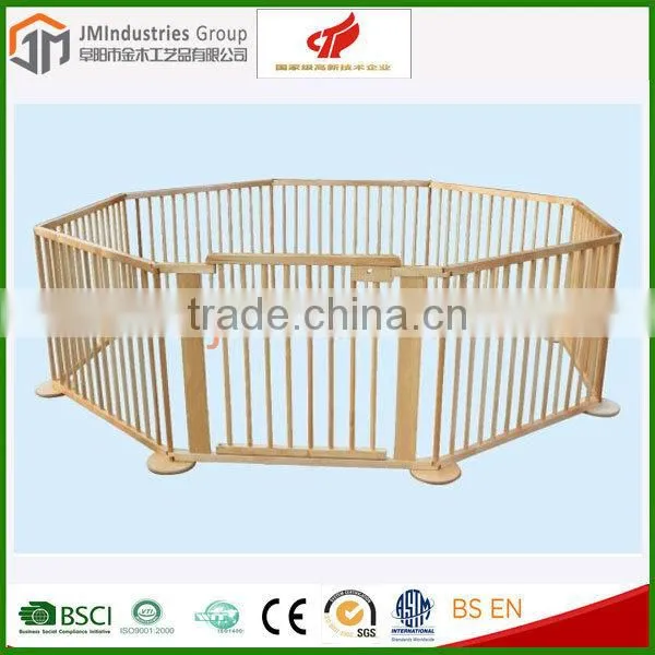 2015 baby play yard /new european wooden baby playpen