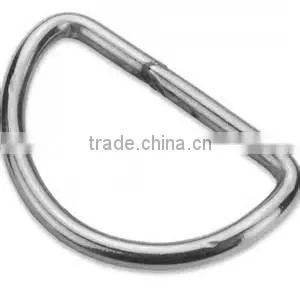 Small Steel Wire Weld D Ring photo-4