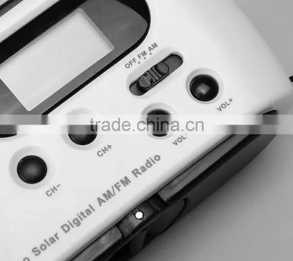 Portable Emergency Radio Solar Powered Dab Radio Powerful Flashlight Pocket Charger photo-5