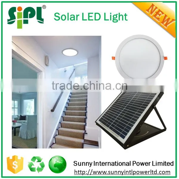 New Version of Skylight!15 Watt Solar Panel Powered High Quality SMD2835 LED Panel Lamp Ceiling Light photo-2