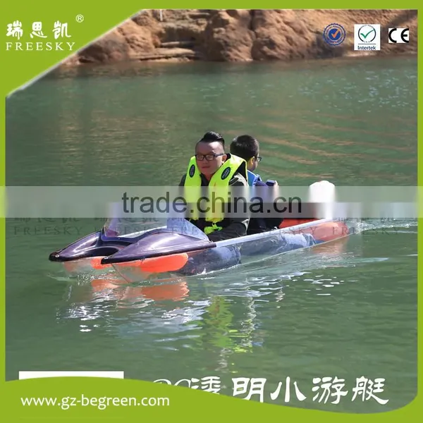 Transparent Crystal Clear Kayak 2 Person Touring Kayak Clear Bottom Canoe photo-6