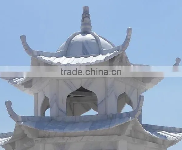 Chinese Style Stone Garden Pavilion Gazebo For Sale photo-2