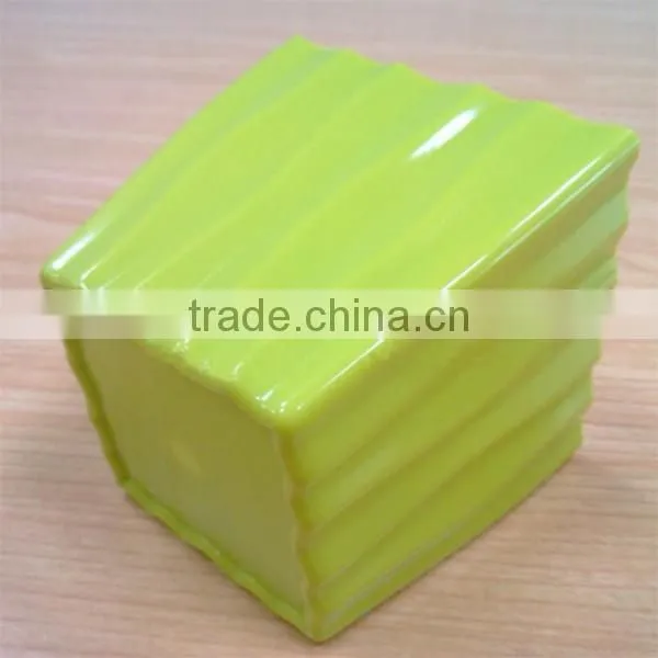 Modern Decor Small Colored Rectangular Resin Flower Pots photo-3