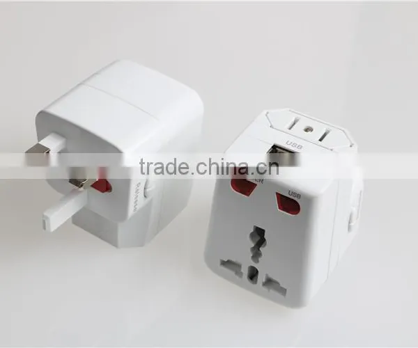 International Travel Plug Adapter Promotional World Travel Adaptor Adapters Dual USB Universal Charger With 6.0A photo-2