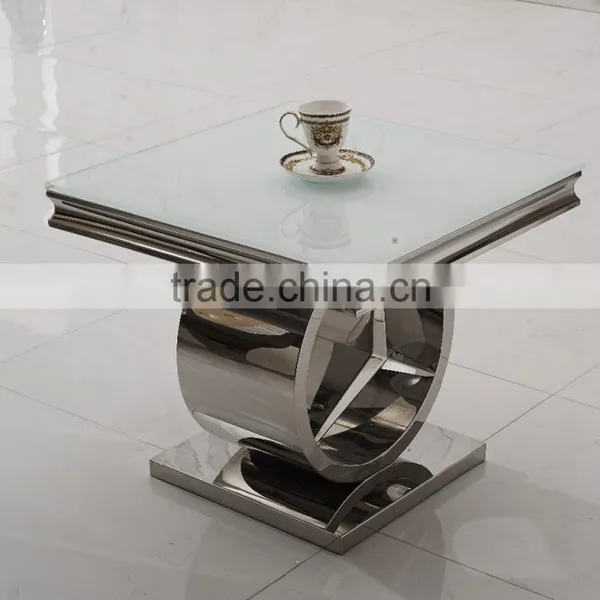 D413 Home Funiture Square Metal Side Table photo-2