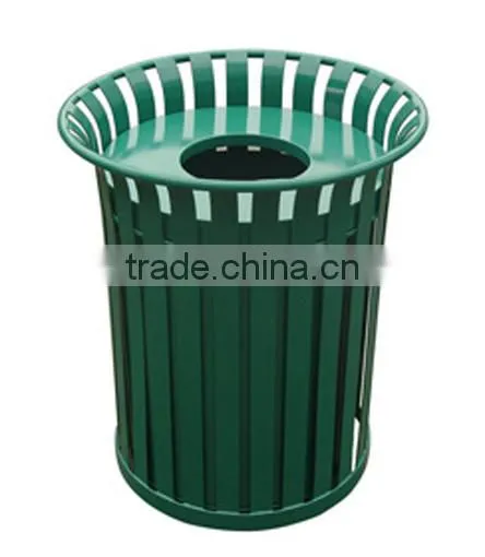 Arlau Outdoor Metal Steel Wastebasket Street photo-3